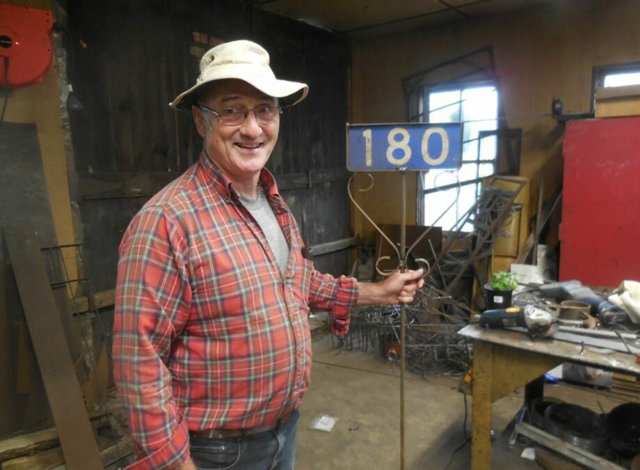 Part III: Walter Downey’s Welding Shop Turns Out Metal Flower Baskets; 911 Civic Sign Holders & Gates