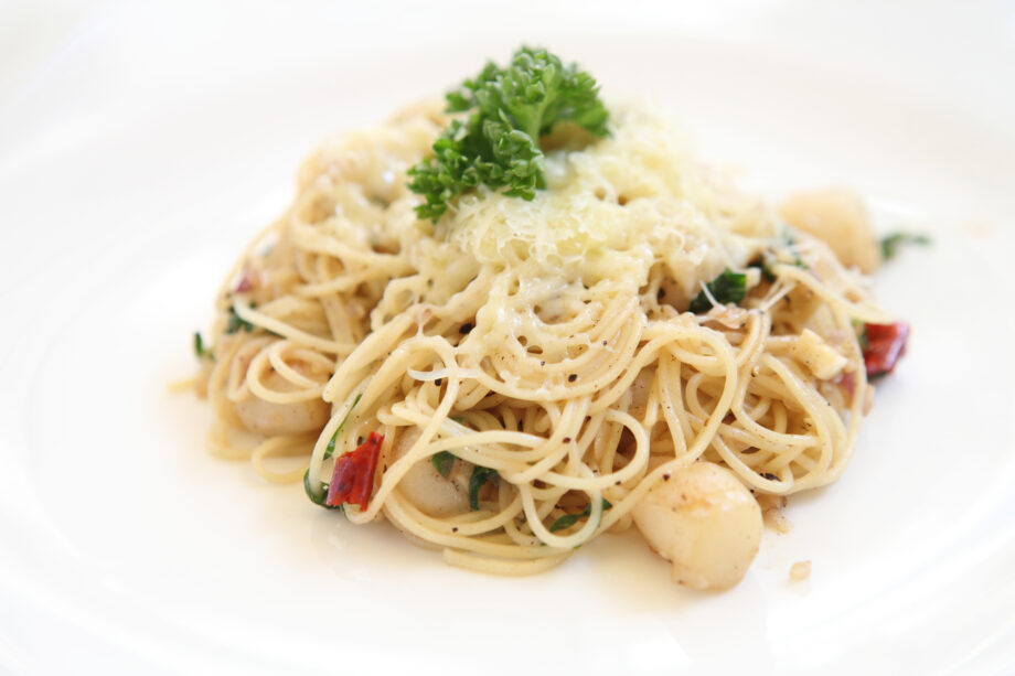 Gary Phillipe’s Seafood Recipe: Capellini with Asparagus and Scallops