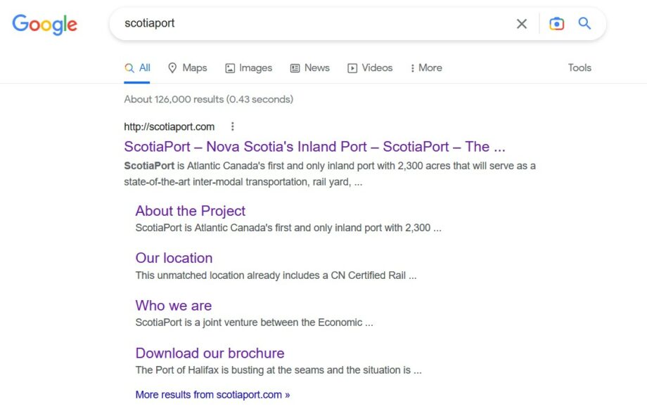 Millbrook-Pat Lipton ScotiaPort Website Disappeared After Notebook Asked For A Business Case Of Inland Truro Cargo Terminal